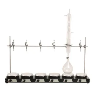 Conjunto 503-6, de 6 placas aquecedoras Ø18 cm, até 360°C com 6300 W para 6 provas de 2 L. 230V